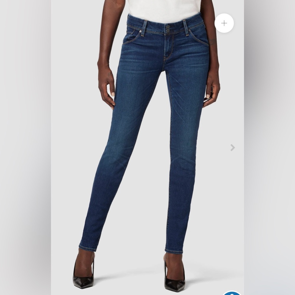 HUDSON ‘COLLIN’ SKINNY CROP JEANS. DARK WASH. SIZE 26. NWOT